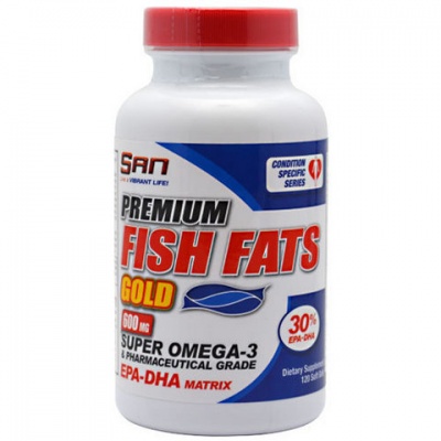 Антиоксидант SAN Premium Fish Fast Gold 120 капсул
