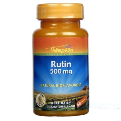 Антиоксидант Thompson Rutin Once Daily 500 мг 60 таблеток