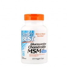 Хондропротектор Doctor's Best Глюкозамин + хондротин + MSM 120 капсул