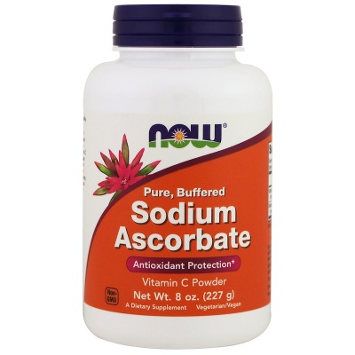 Витамины NOW Sodium Ascorbate Vitamine C 227 гр