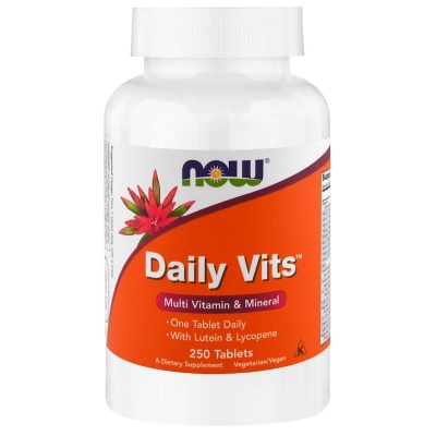 Витамины NOW Daily Vits Multi 250 таблеток