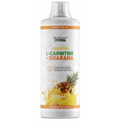 Л-Карнитин Health Form L-carnitine + Guarana ATTACK 3600 1000 мл