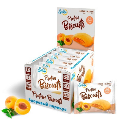 Печенье протеиновое Solvie Protein Biscuits 40 гр