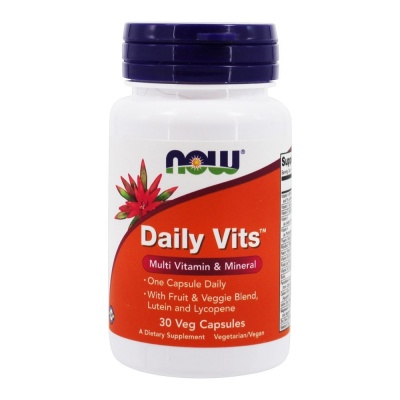 Витамины NOW Daily Vits Multi 30 капсул