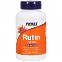 Антиоксидант NOW Rutin 450 мг 100 капсул
