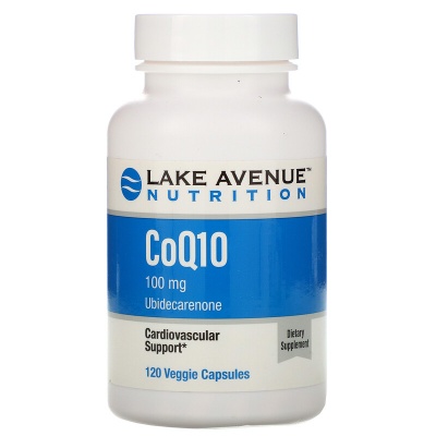 Антиоксидант Lake Avenue Nutrition Коэнзим Q10  100мг 120 капсул