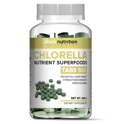 Антиоксидант aTech Nutrition Chlorella 200 таблеток
