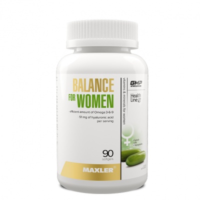 Витамины Maxler Balance For Woman 90 капсул
