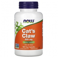 Антиаксидант NOW Cat's Claw 500 мг 100 капсул