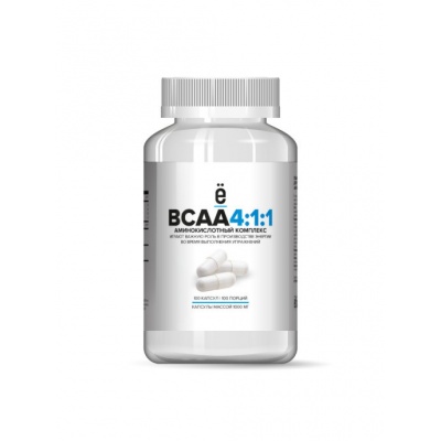 БЦАА Ёбатон BCAA 4:1:1 100 капсул