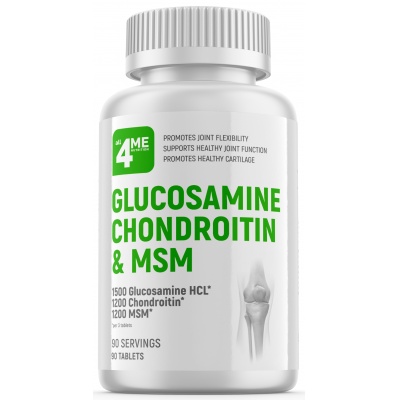 Хондропротектор 4ME Nutrition Glucosamine Chondroitine & MSM 90 таблеток