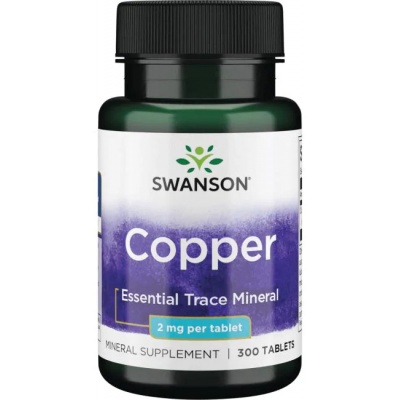 Витамины Swanson Copper 300 таблеток