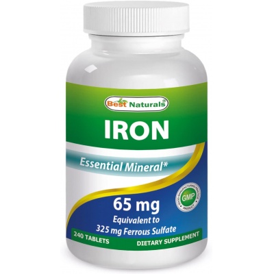 Витамины Best Naturals Iron 65 мг 90 капсул