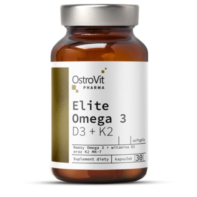 Антиоксидант OstroVit Pharma Elite Omega 3 30 капсул