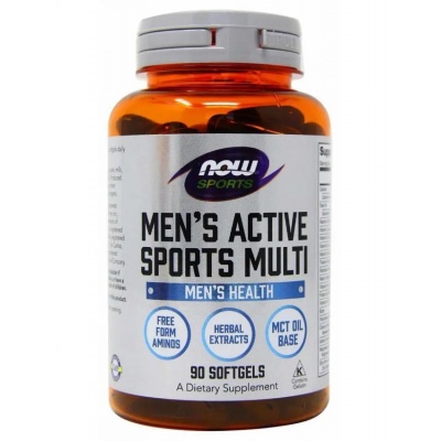 Витамины NOW Men's Active Sports Multi 90 капсул