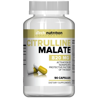 Аминокислота aTech Nutrition Citrulline Malate 90 капсул