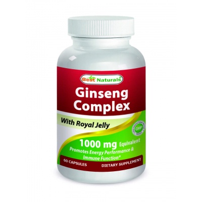Антиоксидант Best Naturals Ginseng Complex 1000 мг 60 капсул