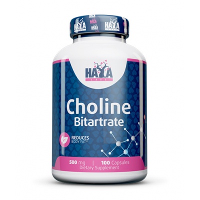 Витамины Haya Labs Choline Bitartrate 500 мг 100 капсул
