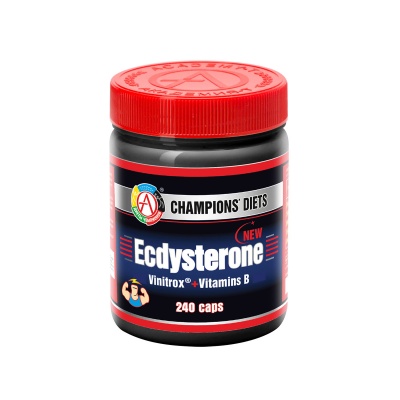 Тестобустер ACADEMY-T Ecdysterone Vinitrox + Витамины В 240 капсул