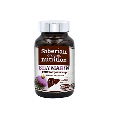 Антиоксидант Siberian Organic Nutrition Экстракт расторопши 60 капсул