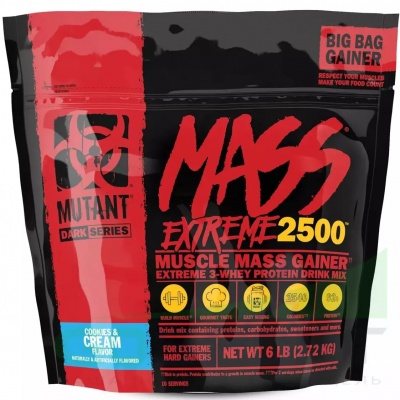 Гейнер Mutant Mass EXTREME 2500 2720 гр