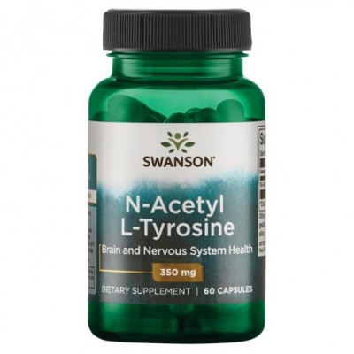 Аминокислота Swanson N-Acetyl L-Tyrosine 350 мг 60 капсул