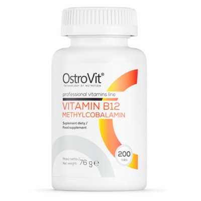 Витамины OstroVit Vitamin B12 Methylcobalamin 200 таблеток