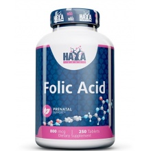 Витамины Haya Labs Folic acid 800 мкг 250 таблеток