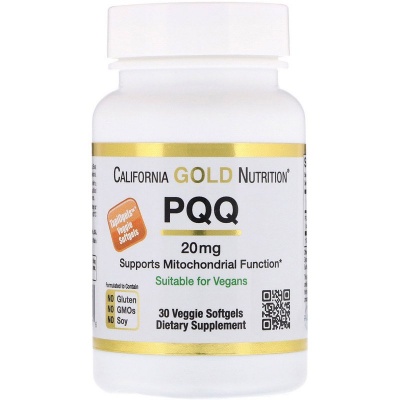 Антиоксидант California Gold Nutrition PQQ 20 мг 30 капсул