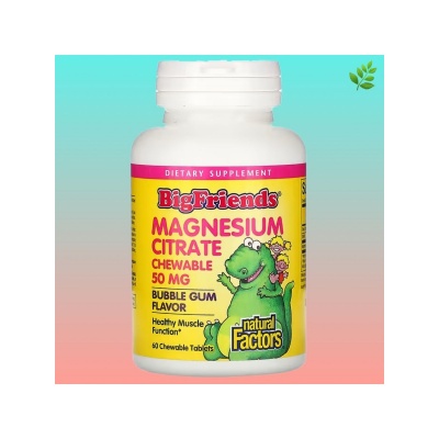 Витамины Natural Factors Magnesium Citrate 50 мг 60 таблеток