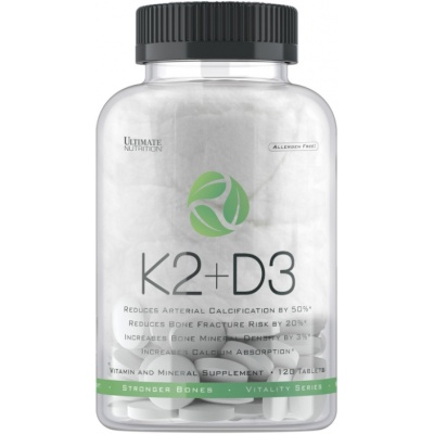 Витамины Ultimate Nutrition K2+D3 120 таблеток