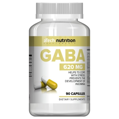 Антиоксидант aTech nutrition GABA 90 капсул