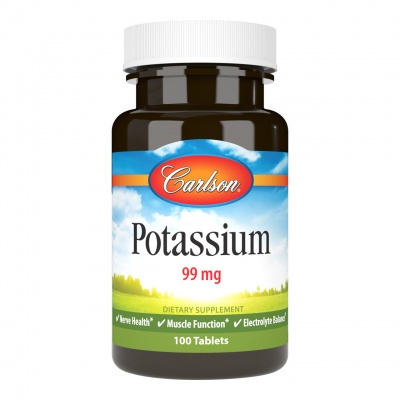 Витамины Carlson Labs Potassium 99 мг 100 таблеток