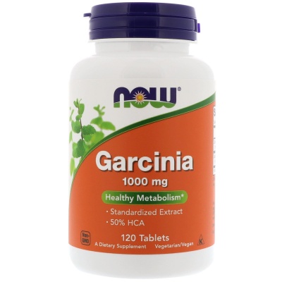 Специальный препарат NOW Garcinia 1000 мг 120 таблеток