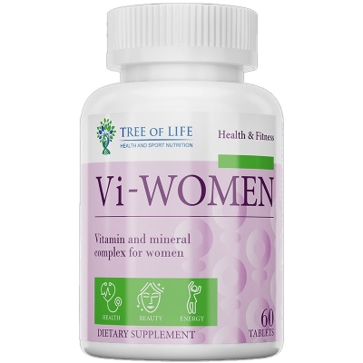 Витамины Tree of life Vi Women 800 мг 60 таблеток