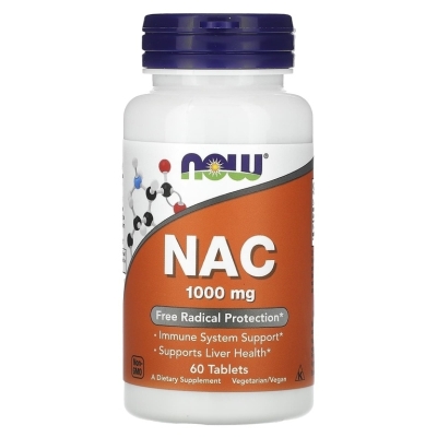 Специальный препарат NOW NAC 1000 мг 60 таблеток