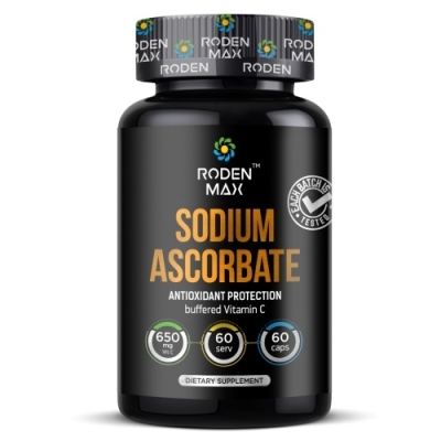 Витамины Roden Max Sodium Ascorbate 60 капсул