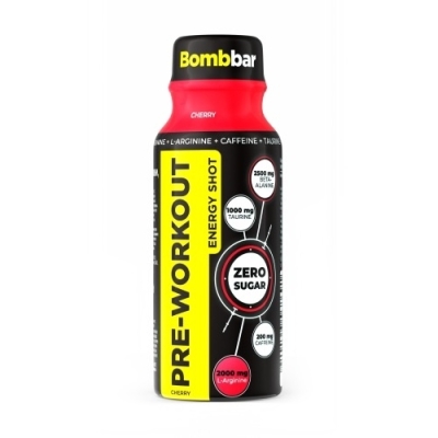 Предтренировочный комплекс Bombbar Pre-Workout Shot 100 мл