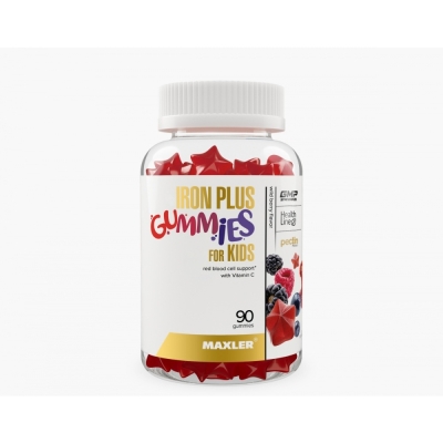 Витамины Maxler Iron Plus Gummies Kids 90 капсул