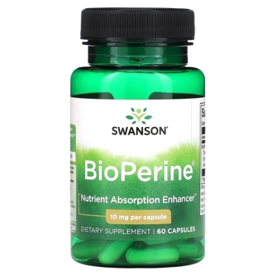 Витамины Swanson Bioperine 10 мг 60 капсул