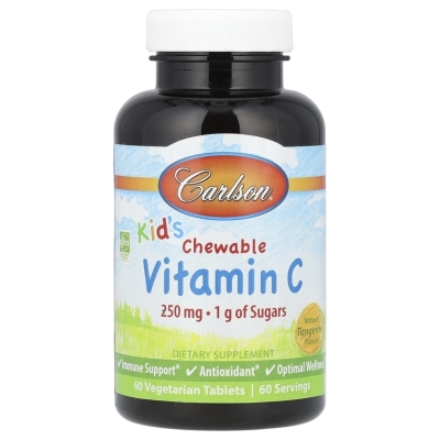 Витамины Carlson Labs For Kids Vitamin C Chewable 60 таблеток